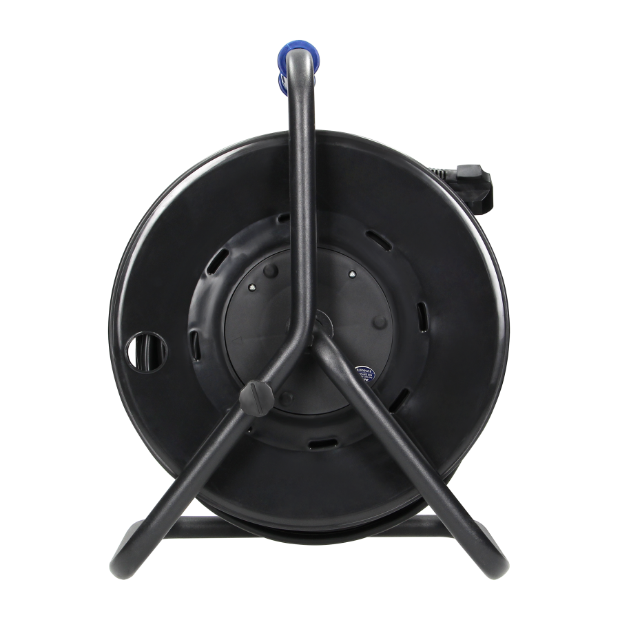 Cable reel, PVC, H05VV-F 3x1.5mm² - 50m, 4 fixed sockets