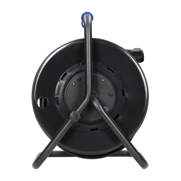 Cable reel, PVC, H05VV-F 3x1.5mm² - 50m, 4 fixed sockets