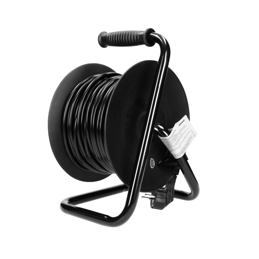 Cable reel with 4 sockets, PVC, H05VV-F 3x1.0mm² - 30m,