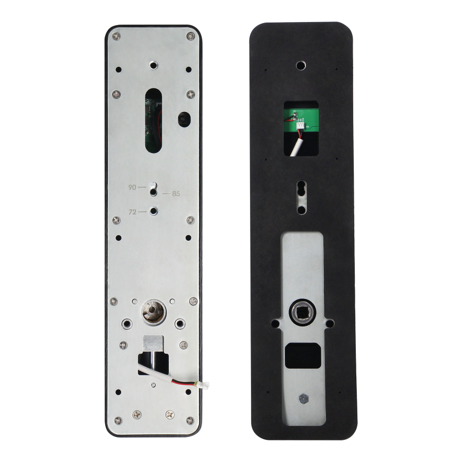 Nakładka szyfrowa na zamek z czytnikiem linii papilarnych, IP44, długa