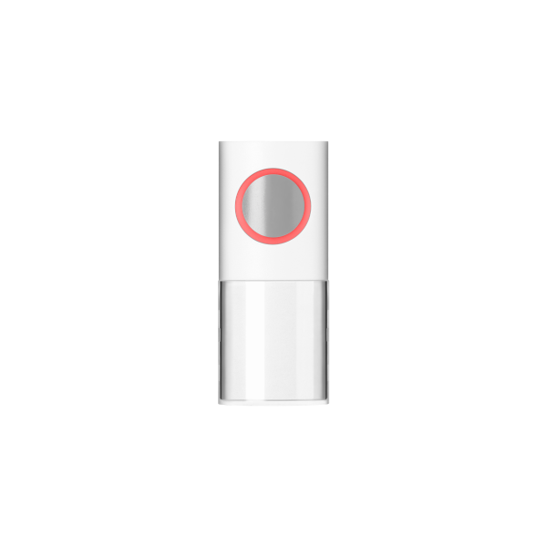 Doorbell button, battery-powered, for wireless doorbells, TULO series, white