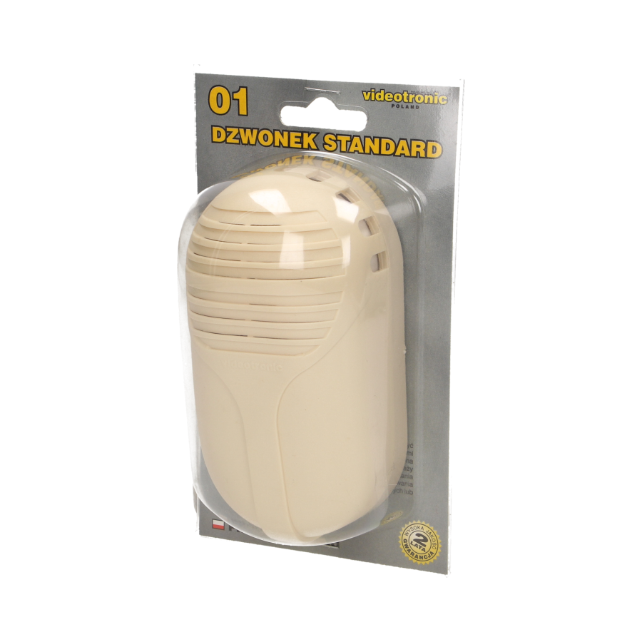 Dzwonek Standard 230V beżowy