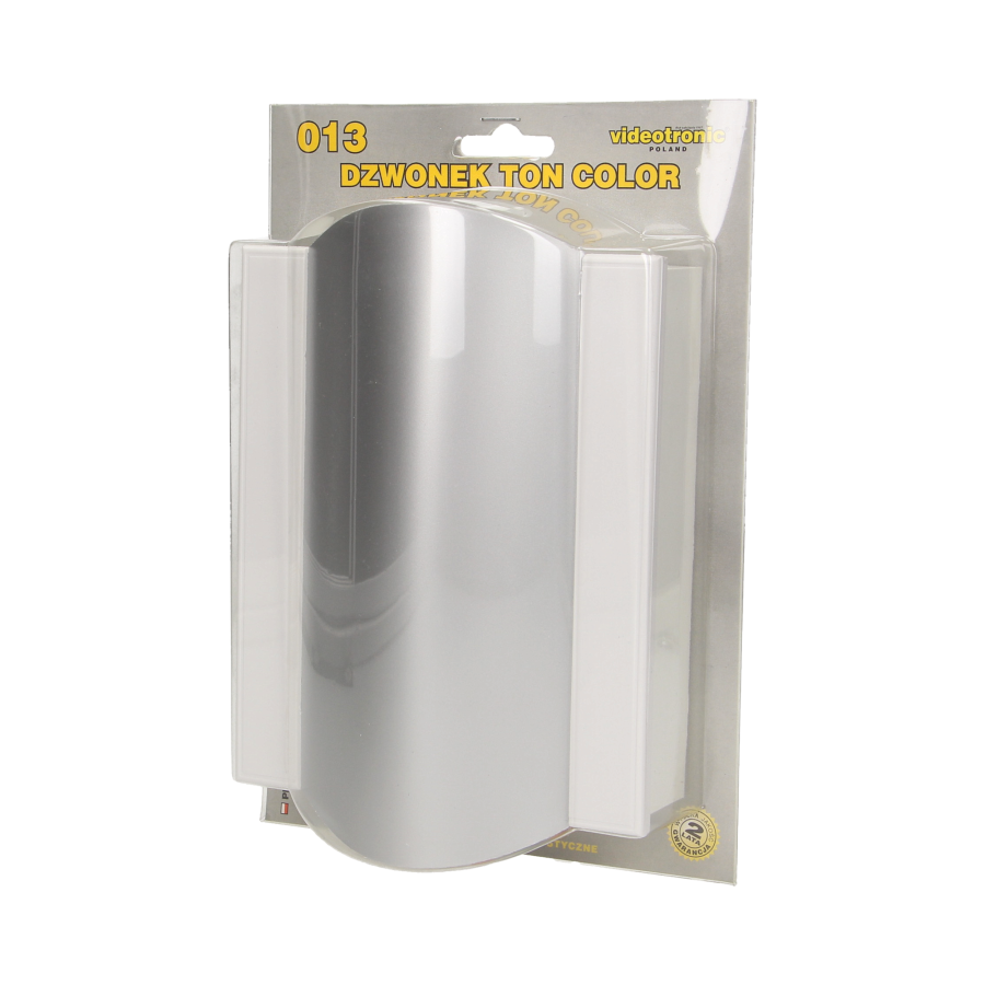 Dzwonek Gong Ton Color 230V srebrny