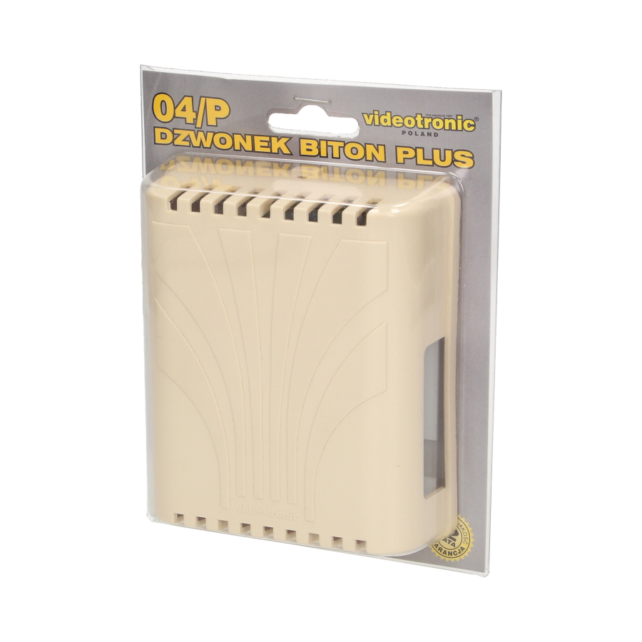 Dzwonek Gong Biton Plus 230V beżowy *