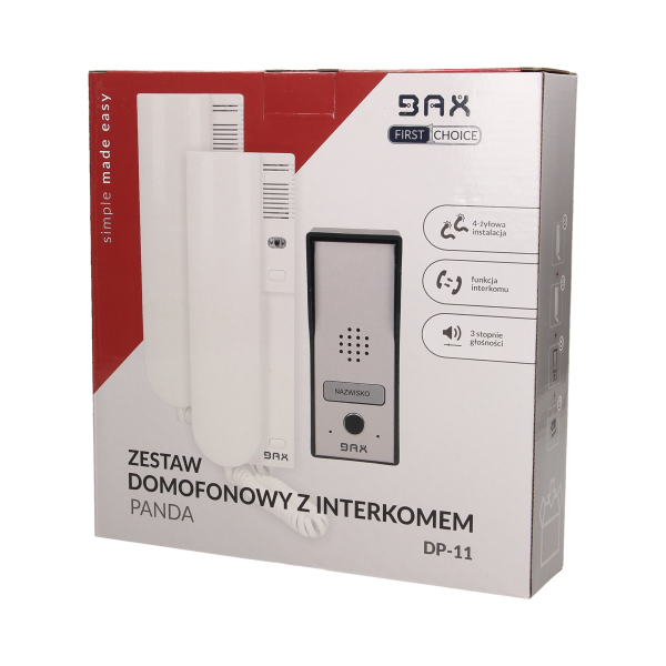 Single family doorphone, surface mounted, PANDA BAX