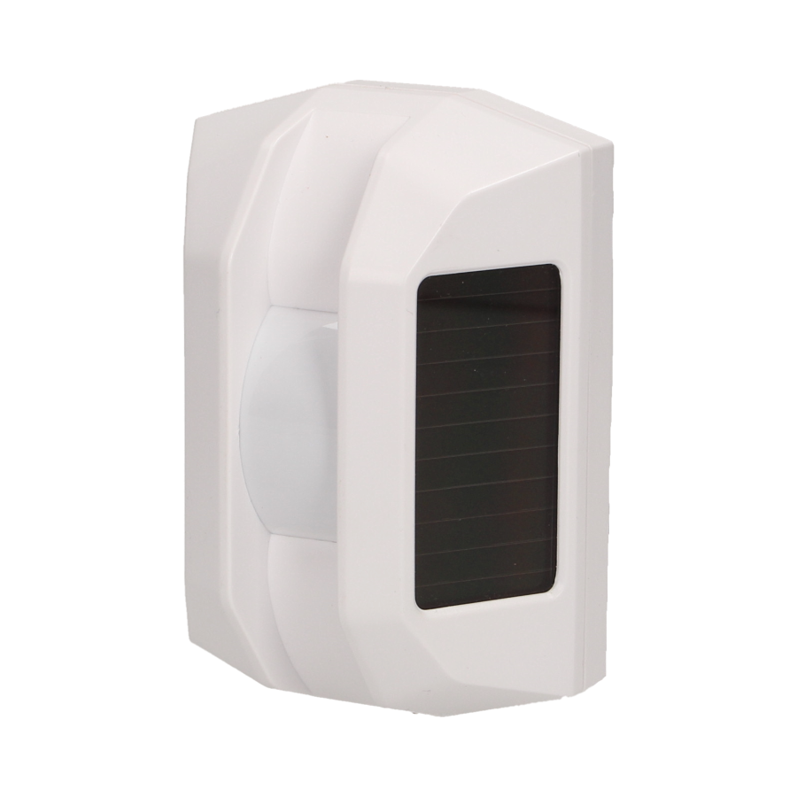 Solar, wireless curtain