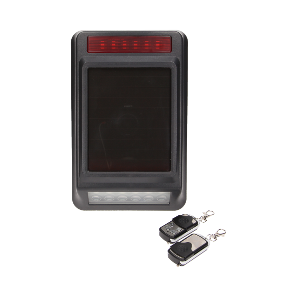 Solar, wireless siren