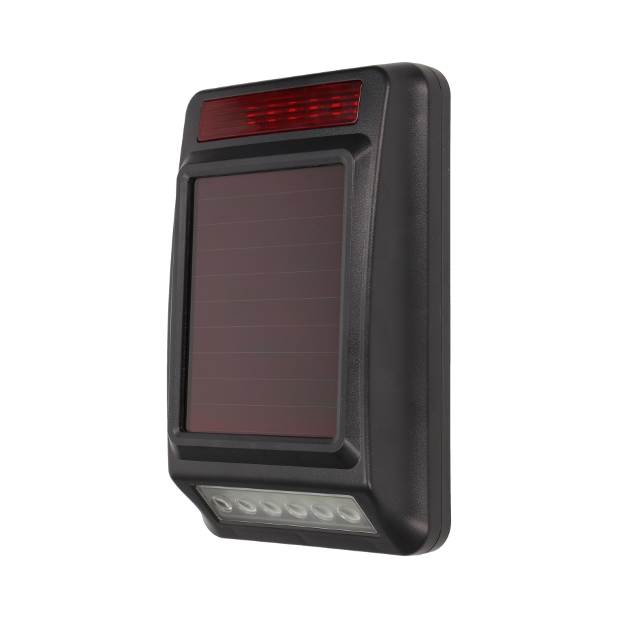 Solar, wireless siren