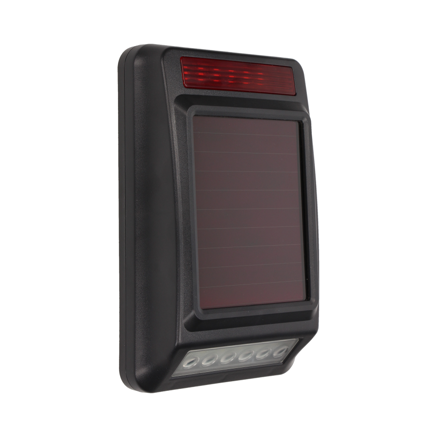 Solar, wireless siren