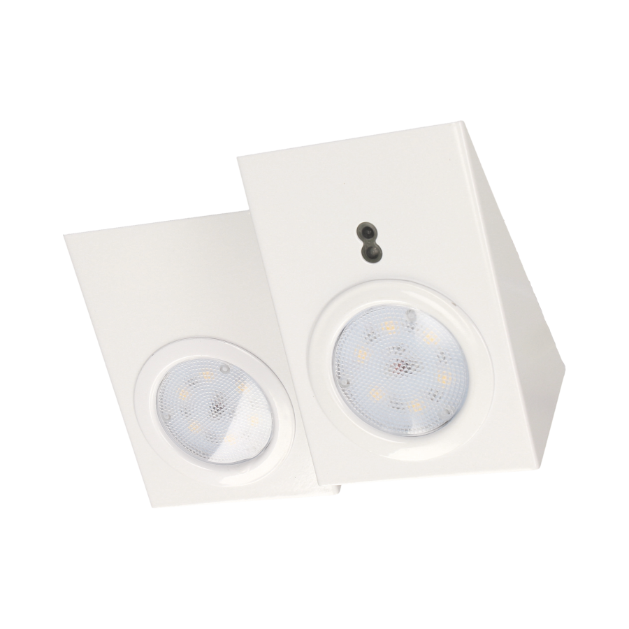 Zestaw opraw podszafkowych LED 2,5W, 180lm, 4000K, z wyłącznikiem bezdotykowym, biały