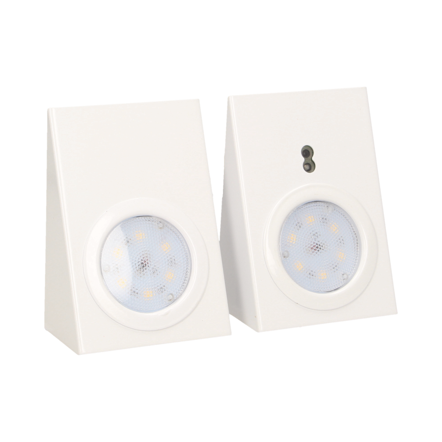 Under-cabinet LED light with a touchless switch