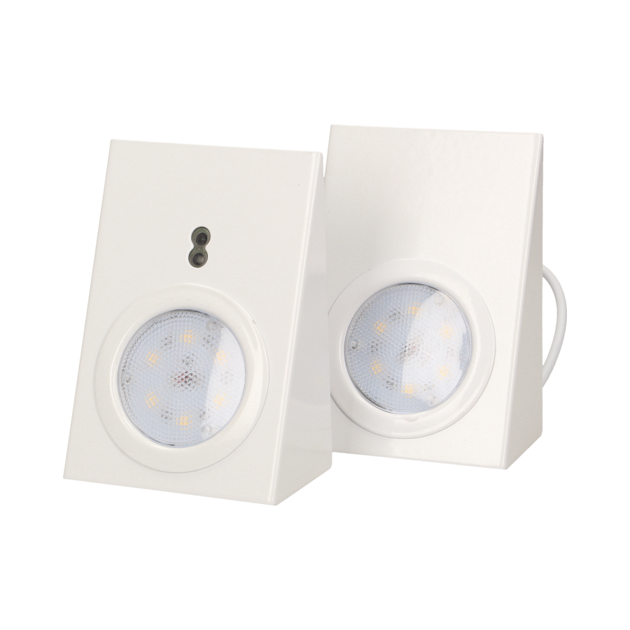 Under-cabinet LED light with a touchless switch