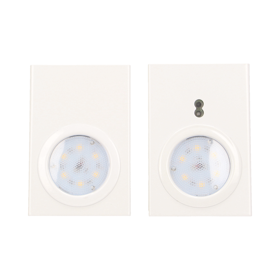 Under-cabinet LED light with a touchless switch