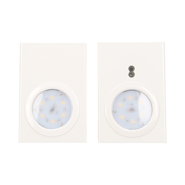 Zestaw opraw podszafkowych LED 2,5W, 180lm, 4000K, z wyłącznikiem bezdotykowym, biały