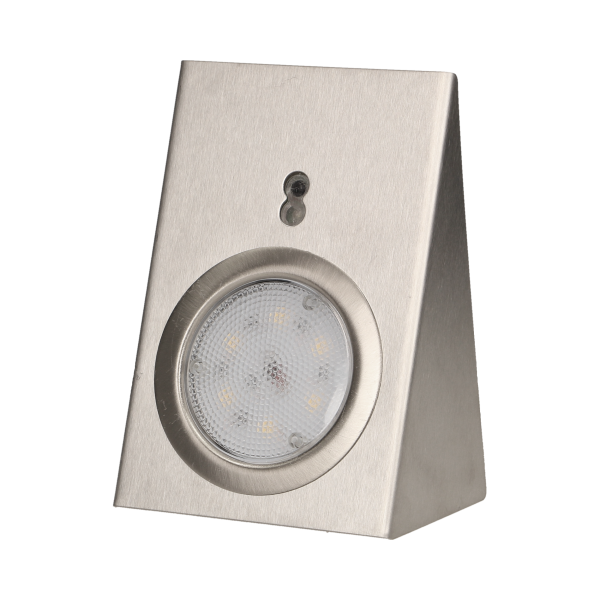 Zestaw opraw podszafkowych LED 2,5W, 180lm, 4000K, z wyłącznikiem bezdotykowym, INOX