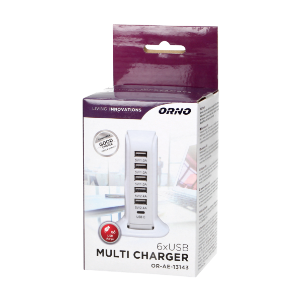 Stacja ładująca 6 x USB