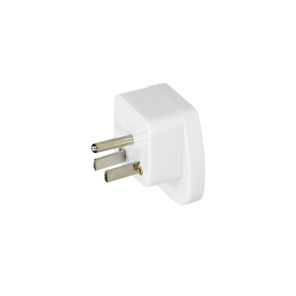 Travel adapter - World to USA, 230VAC/13A white