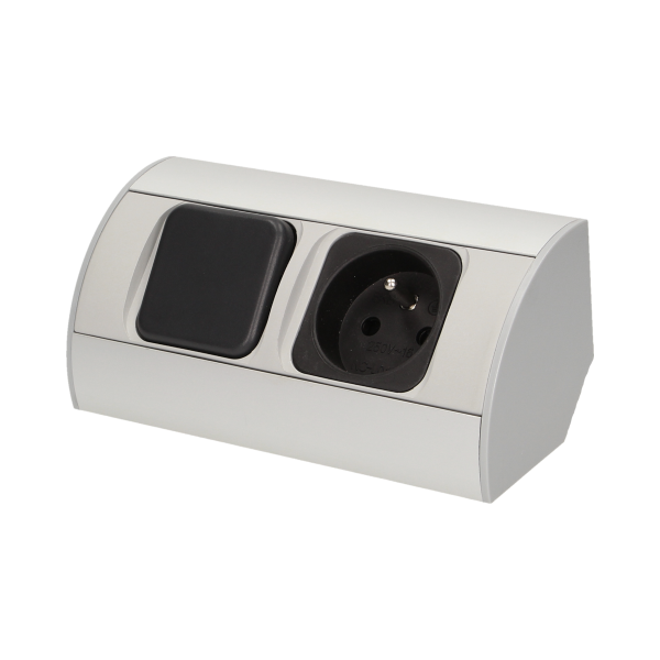 Set of furniture LED fixtures with switch and socket