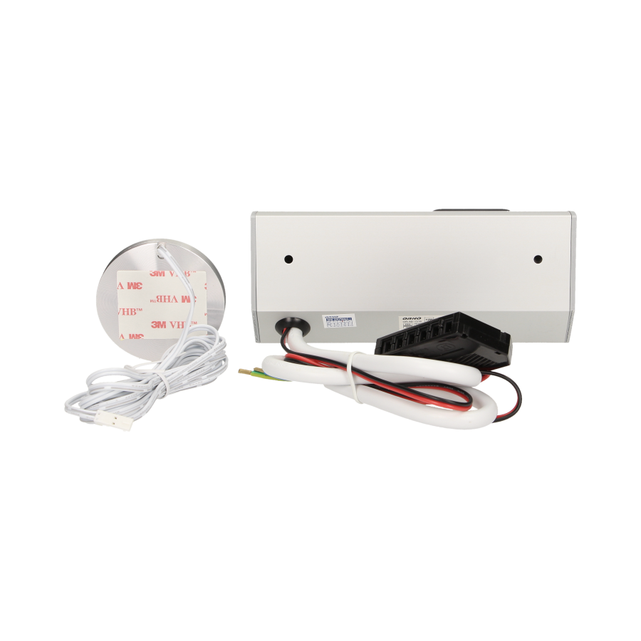 Set of furniture LED fixtures with switch and socket