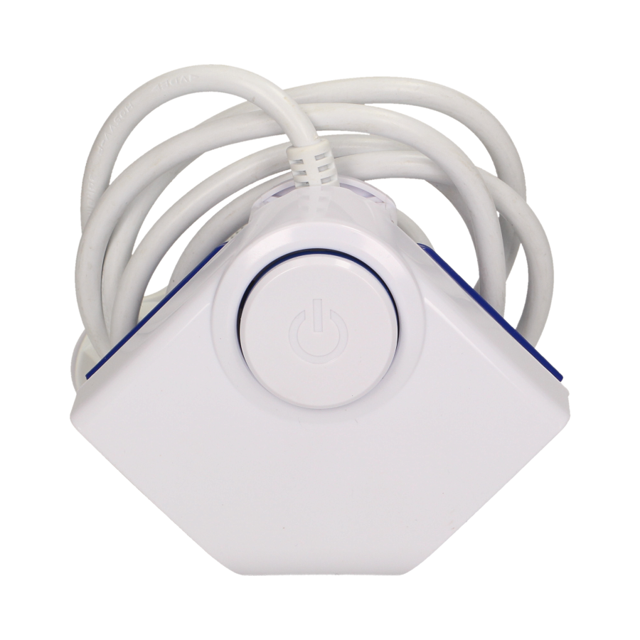 Corner extension socket with switch and USB charger