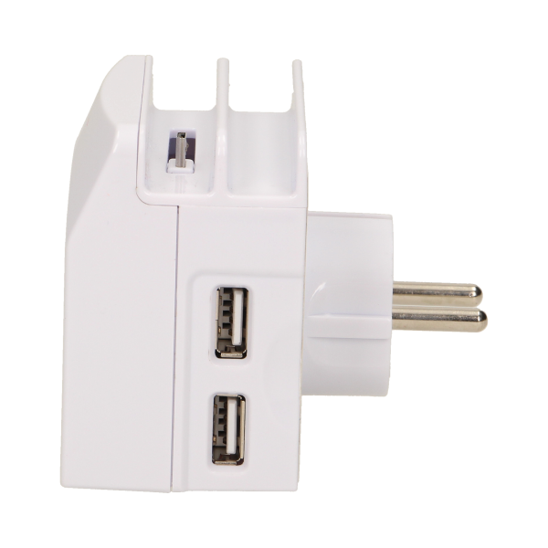 Ładowarka sieciowa USB z gniazdem elektrycznym i stacją dokującą *