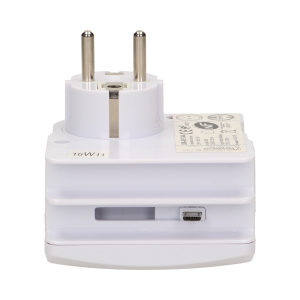 Ładowarka sieciowa USB z gniazdem elektrycznym i stacją dokującą *