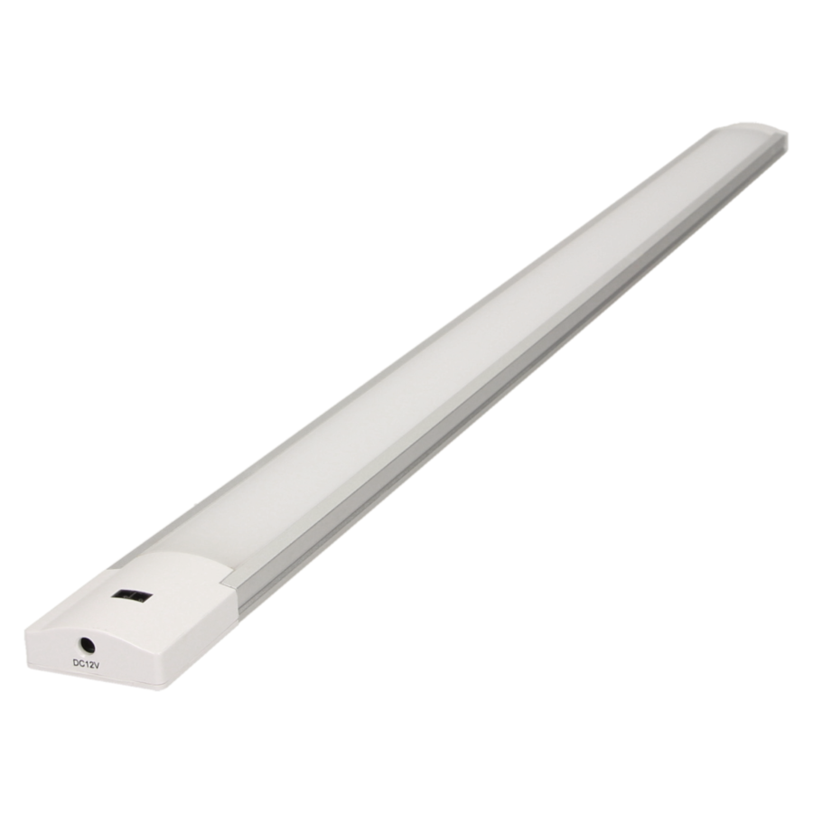 Under-cabinet LED fixture with touchless switch