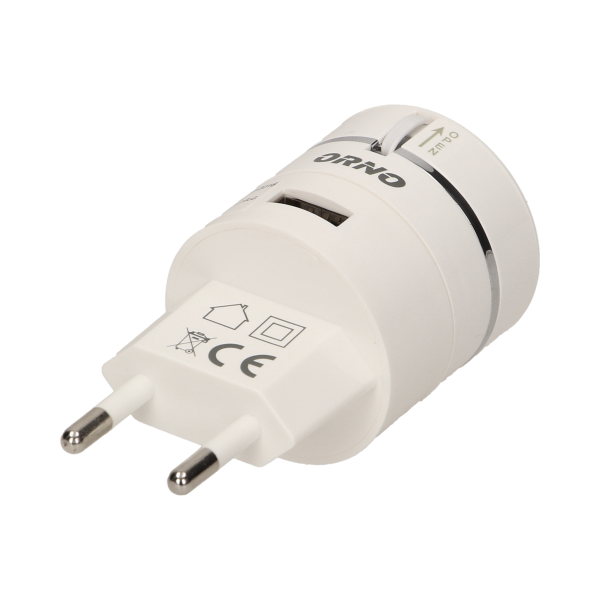 Ładowarka USB 3w1 z automatycznie zwijanym kablem