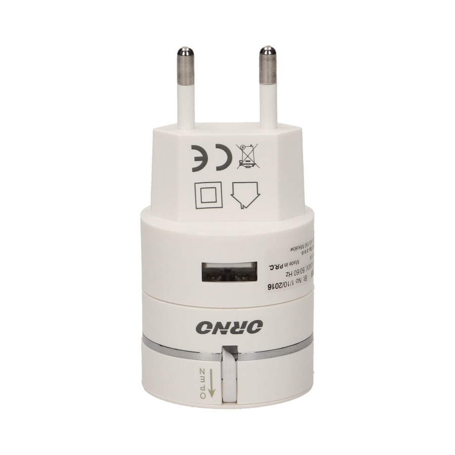 Ładowarka USB 3w1 z automatycznie zwijanym kablem