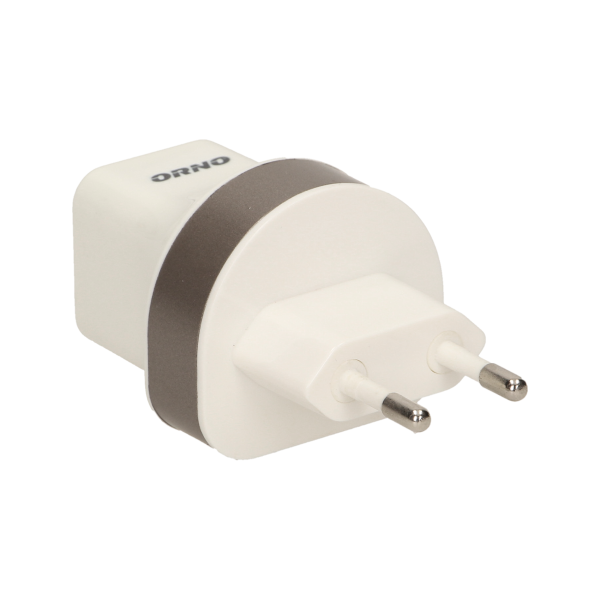 Ładowarka sieciowa 2xUSB, 5VDC/2,1A