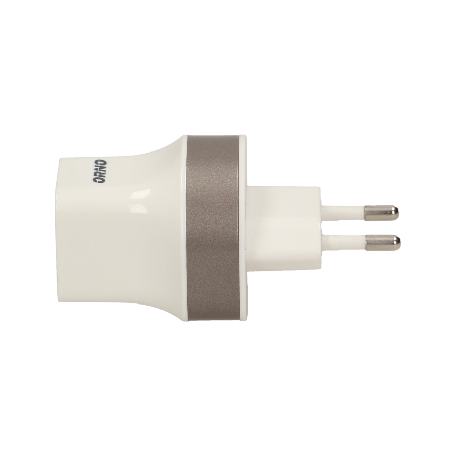 Ładowarka sieciowa 2xUSB, 5VDC/2,1A