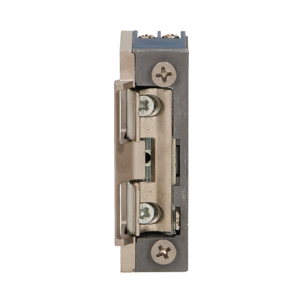 Symmetric electric strike with latch guide and lock, MINI