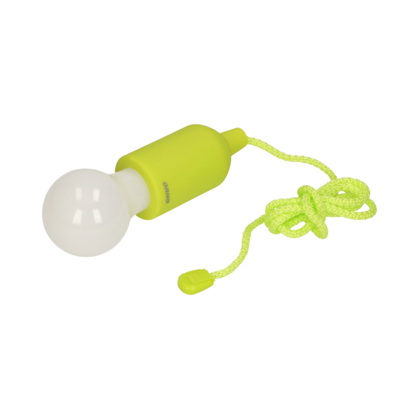 Bateryjna lampka nocna na sznurku 1W LED, 3 x AAA, limonkowa