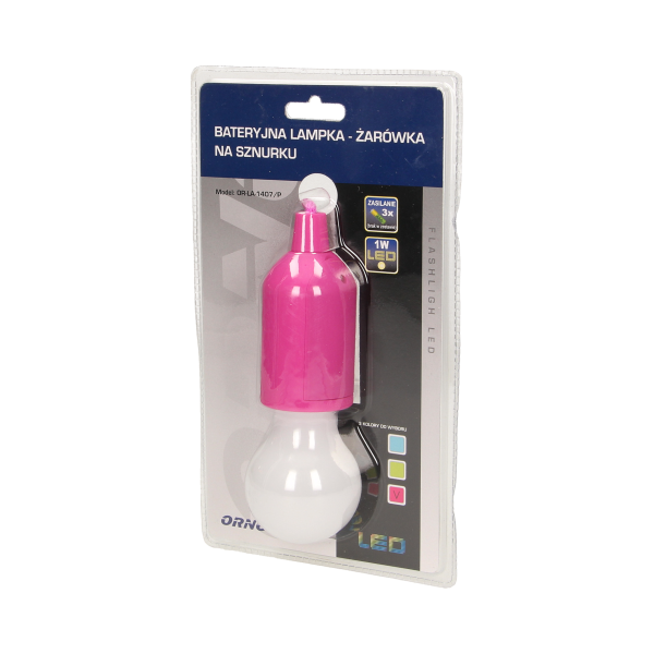 Pull LED light, pink