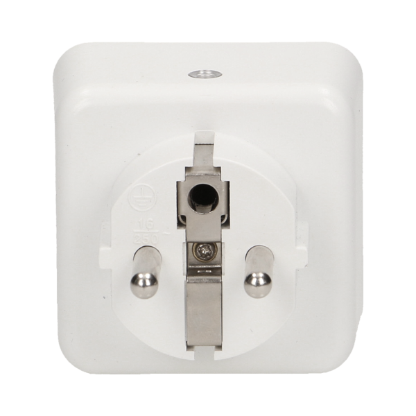 Plug-in LED night lamp with socket