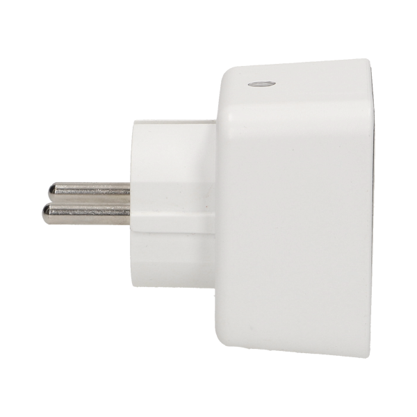 Plug-in LED night lamp with socket