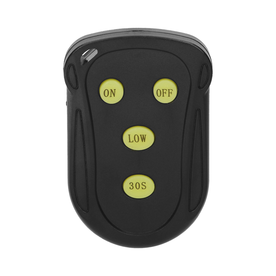 Set of LED lamps with a remote control