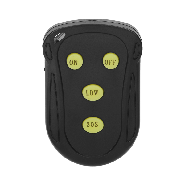 Set of LED lamps with a remote control