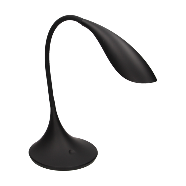CIRRUS LED 4,5W, lampka biurkowa, 400lm, 3000K, czarna