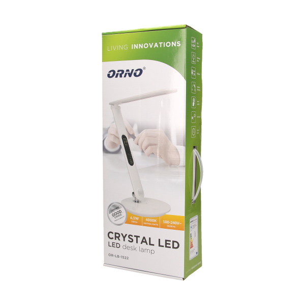 LED desk lamp CRYSTAL with LCD display, 6,5W
