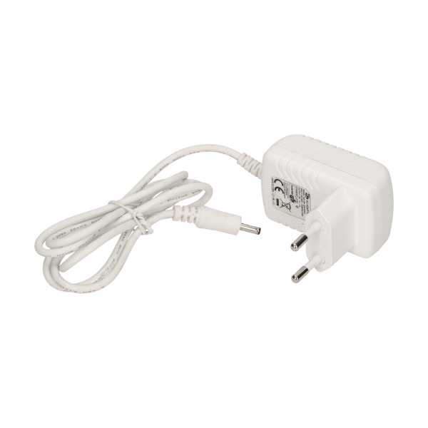 CRYSTAL LED 6,5W, Lampka biurkowa z budzikiem, czujnikiem ruchu i ładowarką USB, 500lm, 4000K, biała