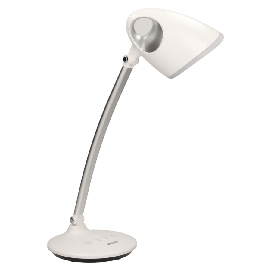 KALCYT LED 6W, lampka biurkowa, 200lm, 4000K, wyłącznik czasowy, biała