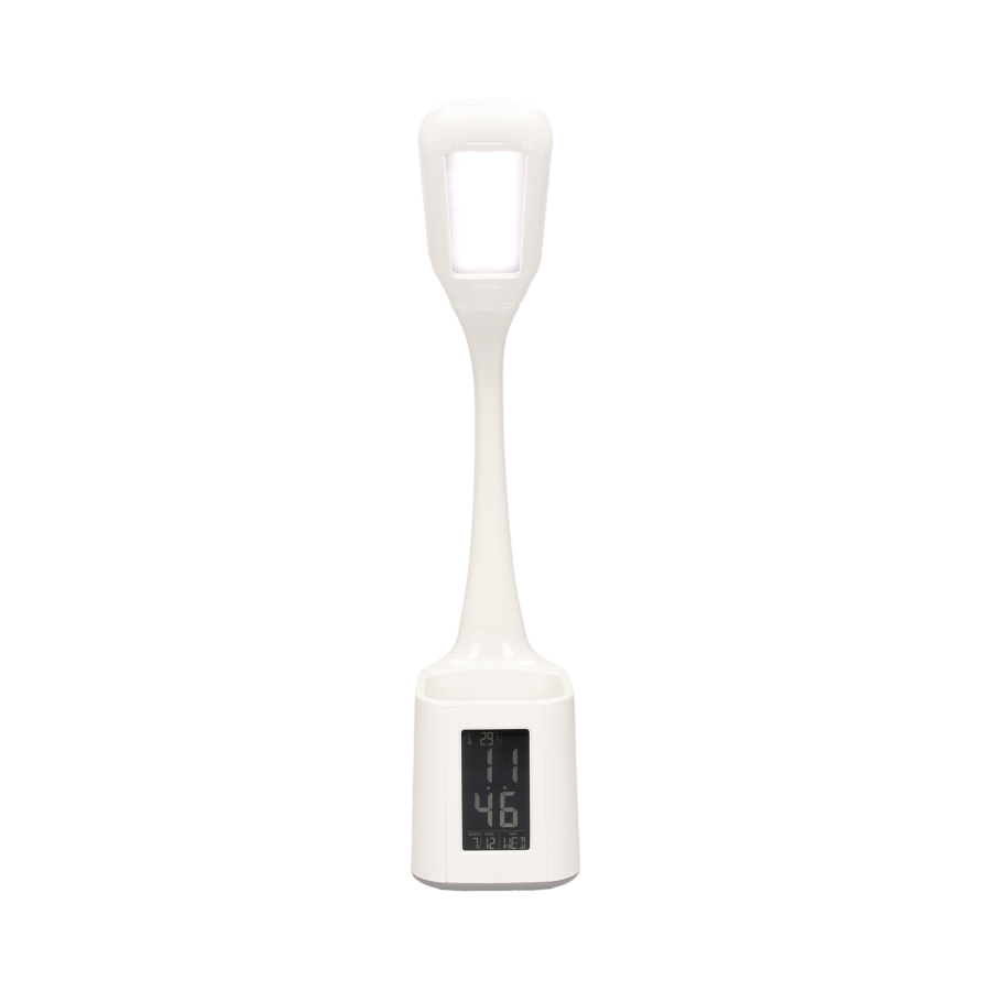 LED desk lamp KORAL with LCD display and pen holder, 6W