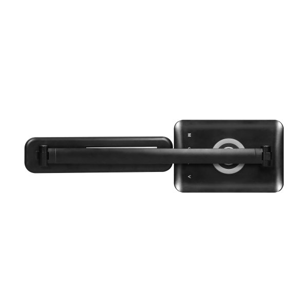 WIRLE LED 7W desk lamp with wireless charger and USB port, 390lm, 3000-4000-6000K, color temp. adjustment, dimmer, black