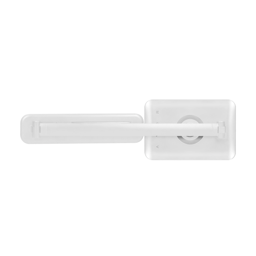 WIRLE LED 7W desk lamp with wireless charger and USB port, 390lm, 3000-4000-6000K, color temp. adjustment, dimmer, white