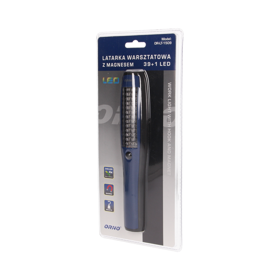 LED workshop lamp with magnet