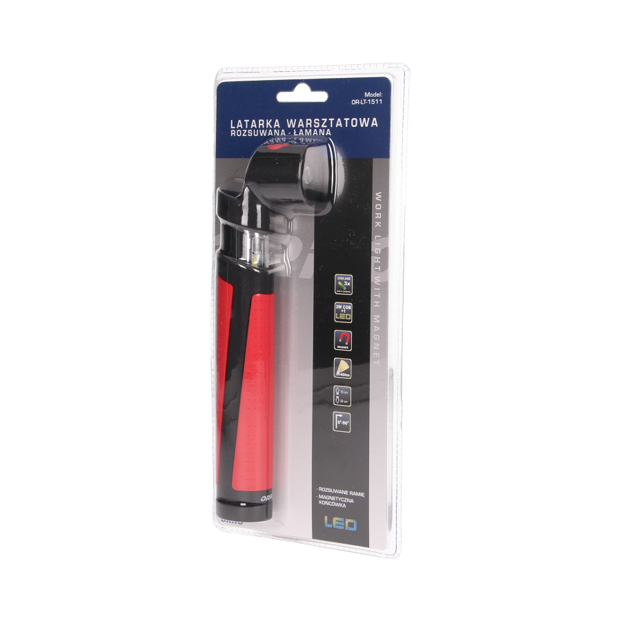 Extendable workshop LED lamp with magnet