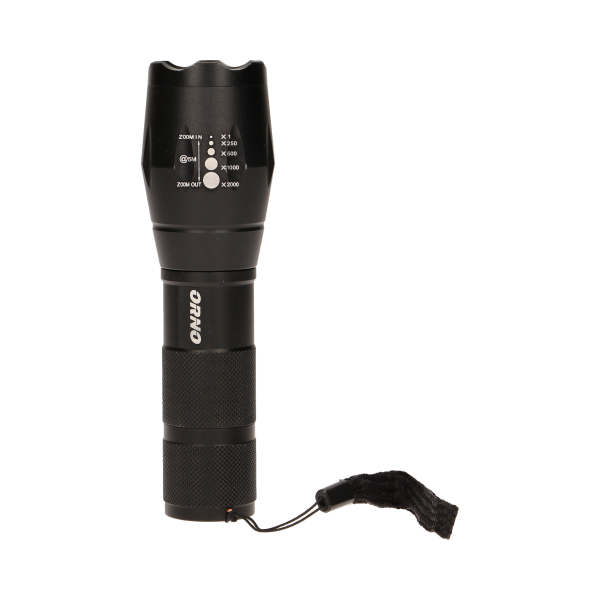LED flashlight with zoom