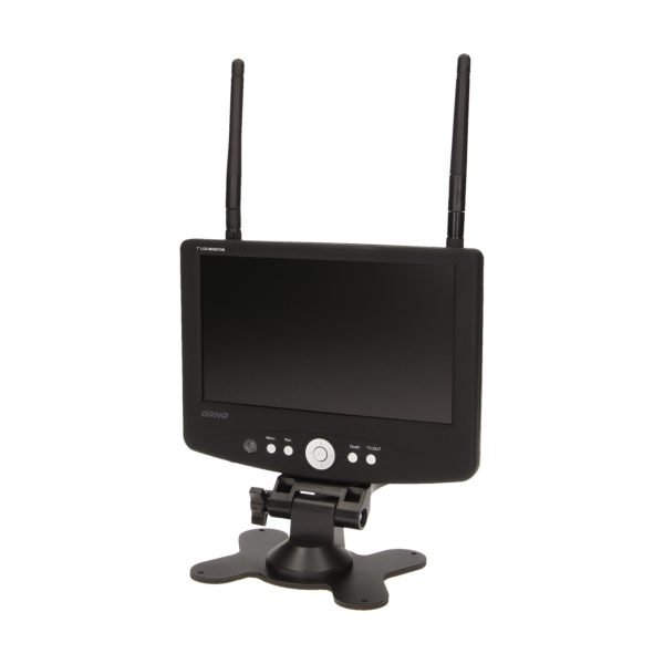 System do monitoringu 4-kanałowy, bezprzewodowy CCTV, monitor LCD 7"