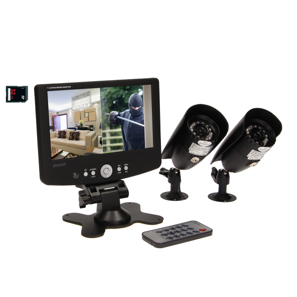 2-channel, wired monitoring system